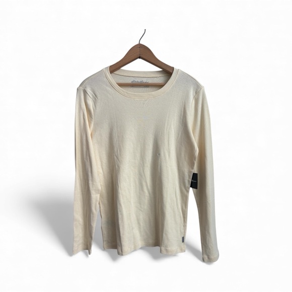 Eddie Bauer Favorite Long-Sleeve Crewneck T-Shirt Bundle of 2 LARGE - Picture 3 of 5